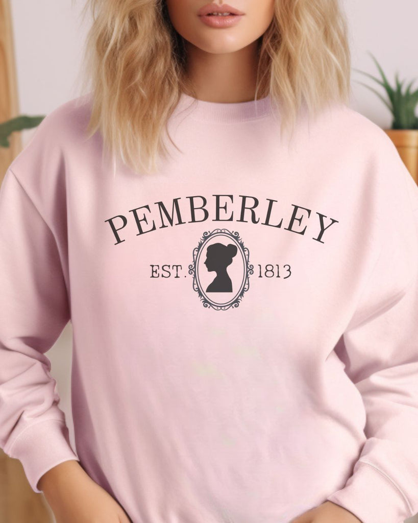 Pemberley Silhouette Sweatshirt - Jane Austen Inspired Bookish Sweatshirt - Liam & Lore