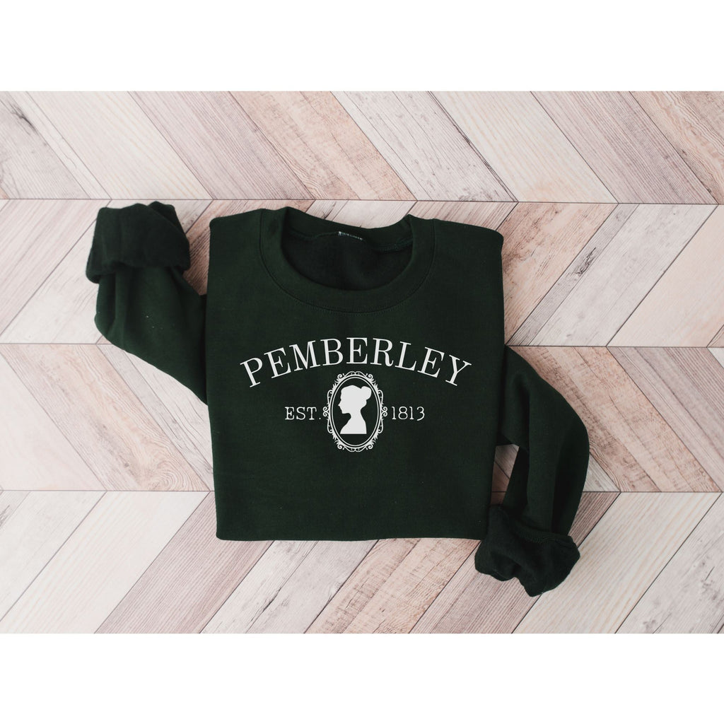 Pemberley Silhouette Sweatshirt - Jane Austen Inspired Bookish Sweatshirt - Liam & Lore