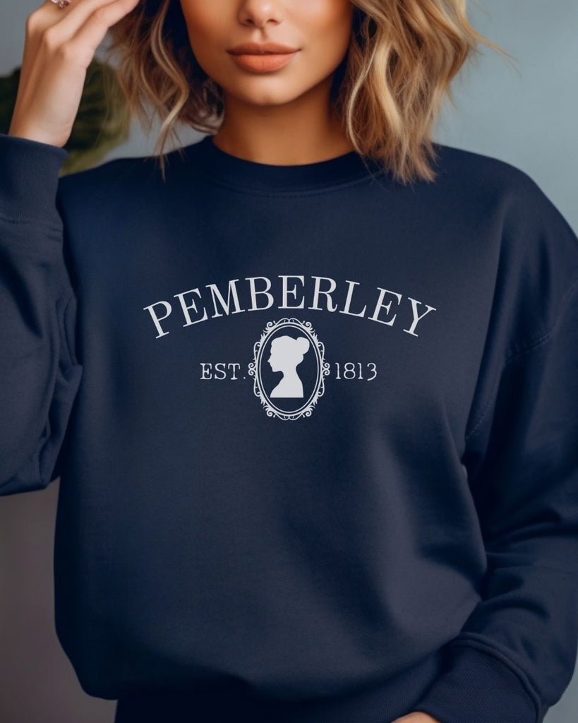 Pemberley Silhouette Sweatshirt - Jane Austen Inspired Bookish Sweatshirt - Liam & Lore