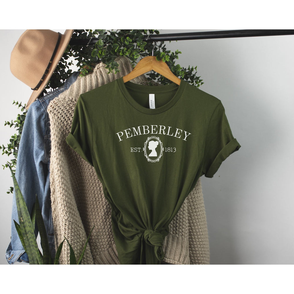 Pemberley Silhouette T-Shirt - Jane Austen Inspired Bookish Shirt - Liam & Lore