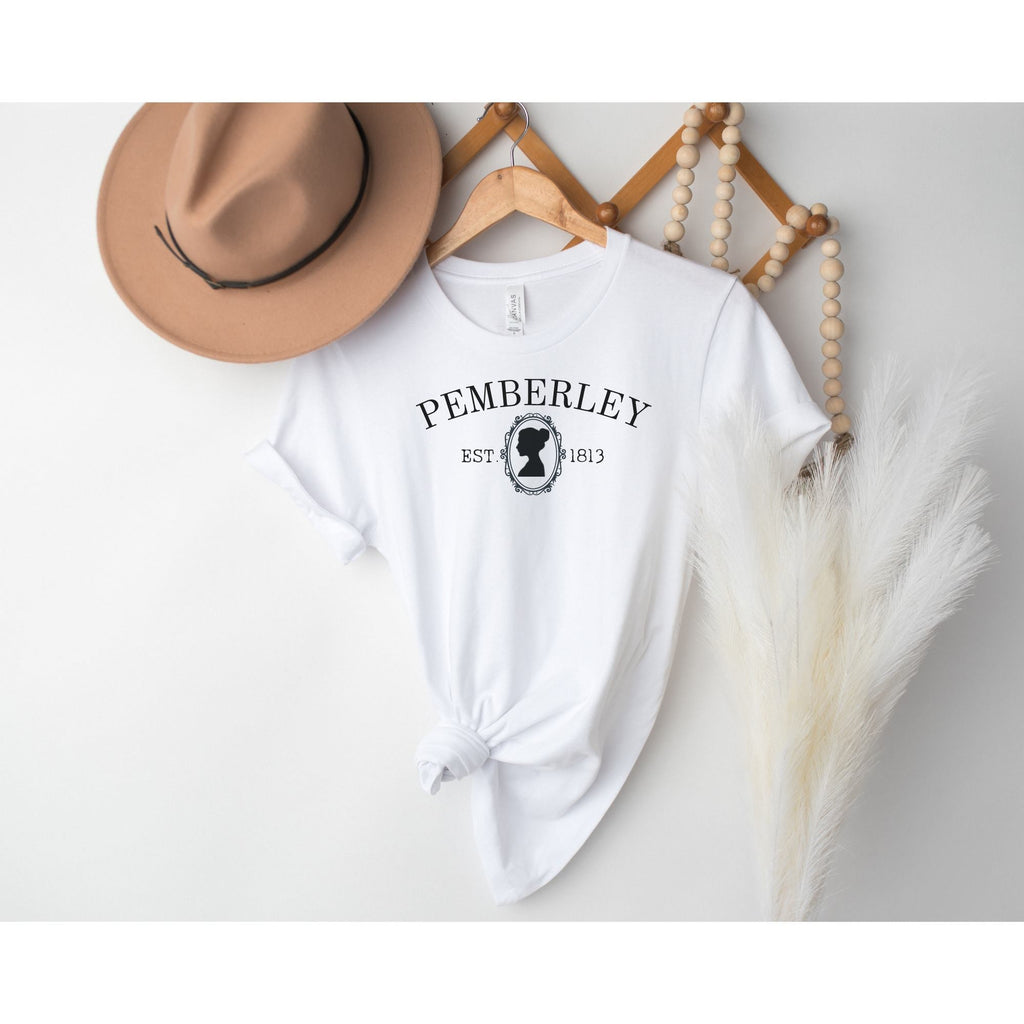 Pemberley Silhouette T-Shirt - Jane Austen Inspired Bookish Shirt - Liam & Lore