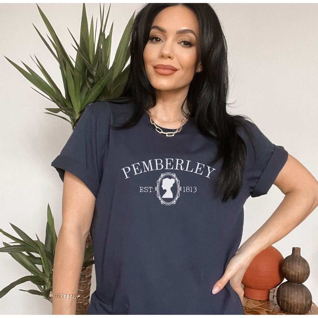 Pemberley Silhouette T-Shirt - Jane Austen Inspired Bookish Shirt - Liam & Lore