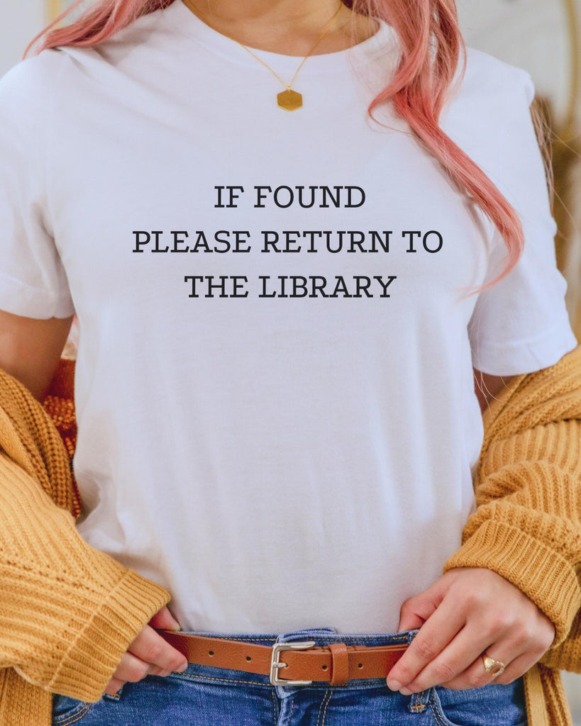 Please Return to the Library T-Shirt | Bookish Merch - Liam & Lore