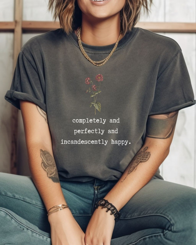Pride And Prejudice Comfort Colors T-Shirt - Jane Austen Inspired Bookish Shirt - Liam & Lore