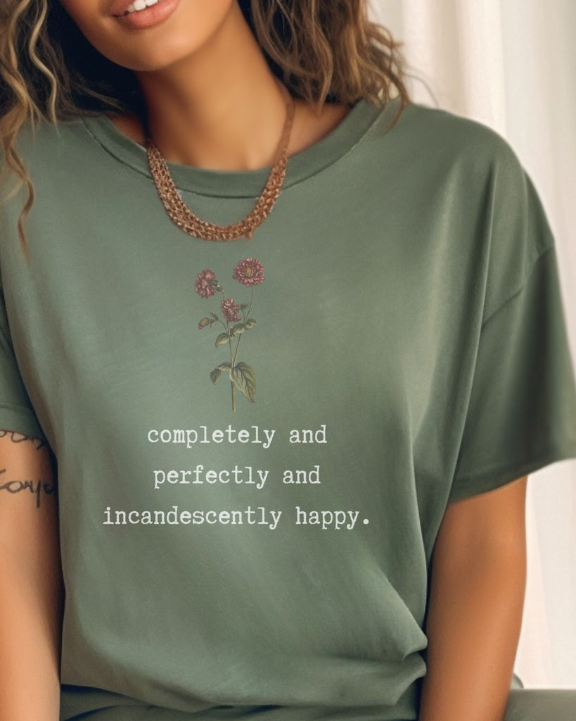 Pride And Prejudice Comfort Colors T-Shirt - Jane Austen Inspired Bookish Shirt - Liam & Lore