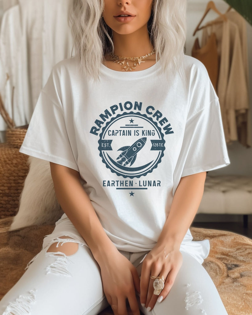Rampion Crew T-Shirt - The Lunar Chronicles Inspired Bookish Merch - Liam & Lore