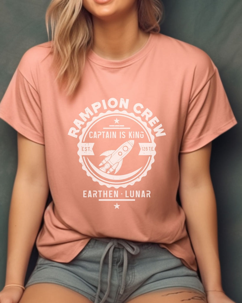 Rampion Crew T-Shirt - The Lunar Chronicles Inspired Bookish Merch - Liam & Lore