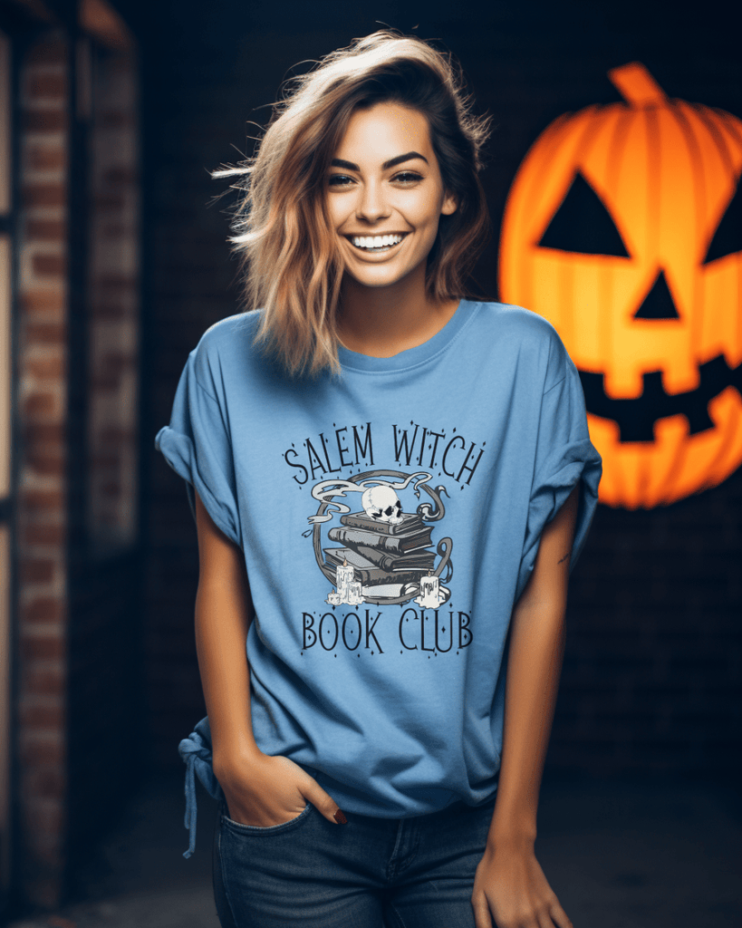 Salem Witch Book Club Comfort Colors T-Shirt - Liam & Lore