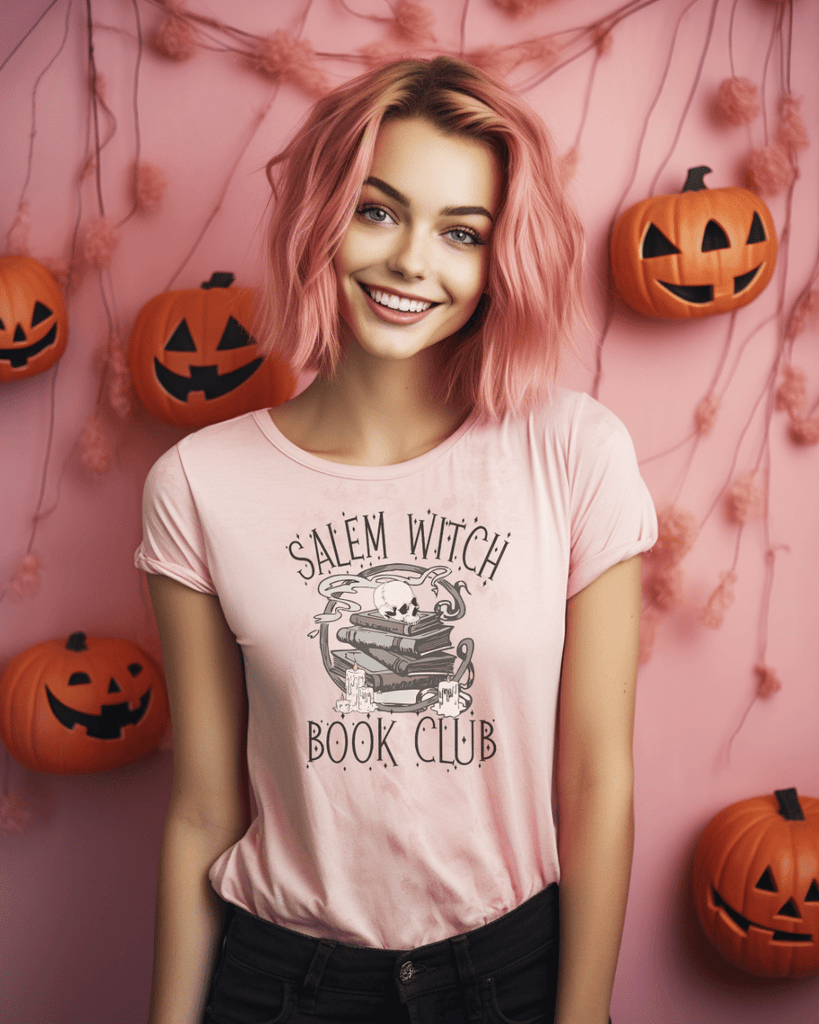 Salem Witch Book Club Comfort Colors T-Shirt - Liam & Lore