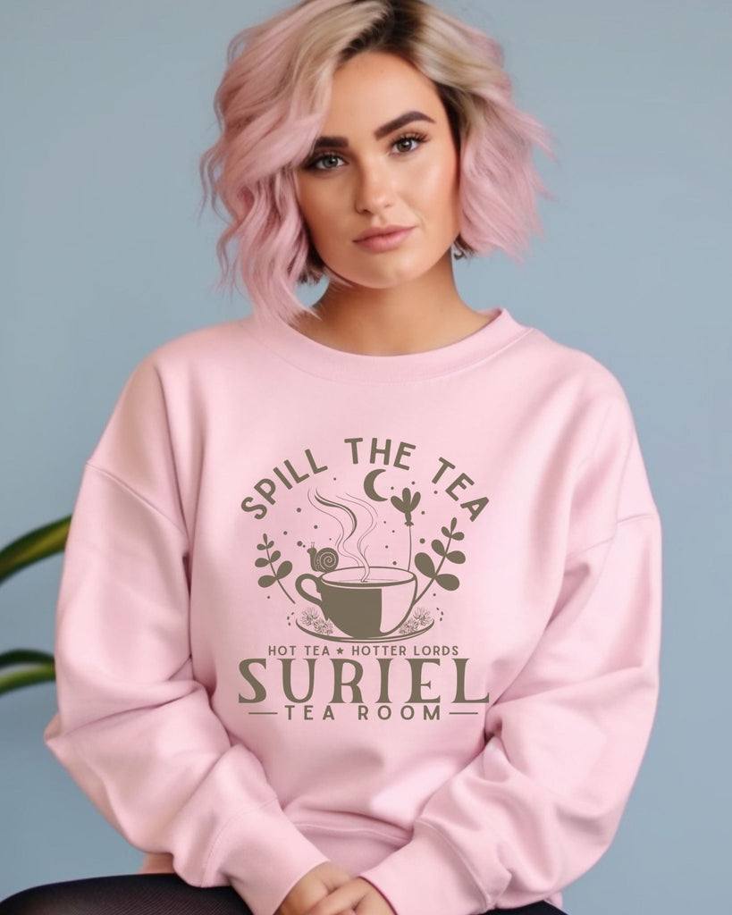 Suriel Tea Co Sweatshirt - ACOTAR Velaris Sarah J. Maas Inspired Sweater - Liam & Lore