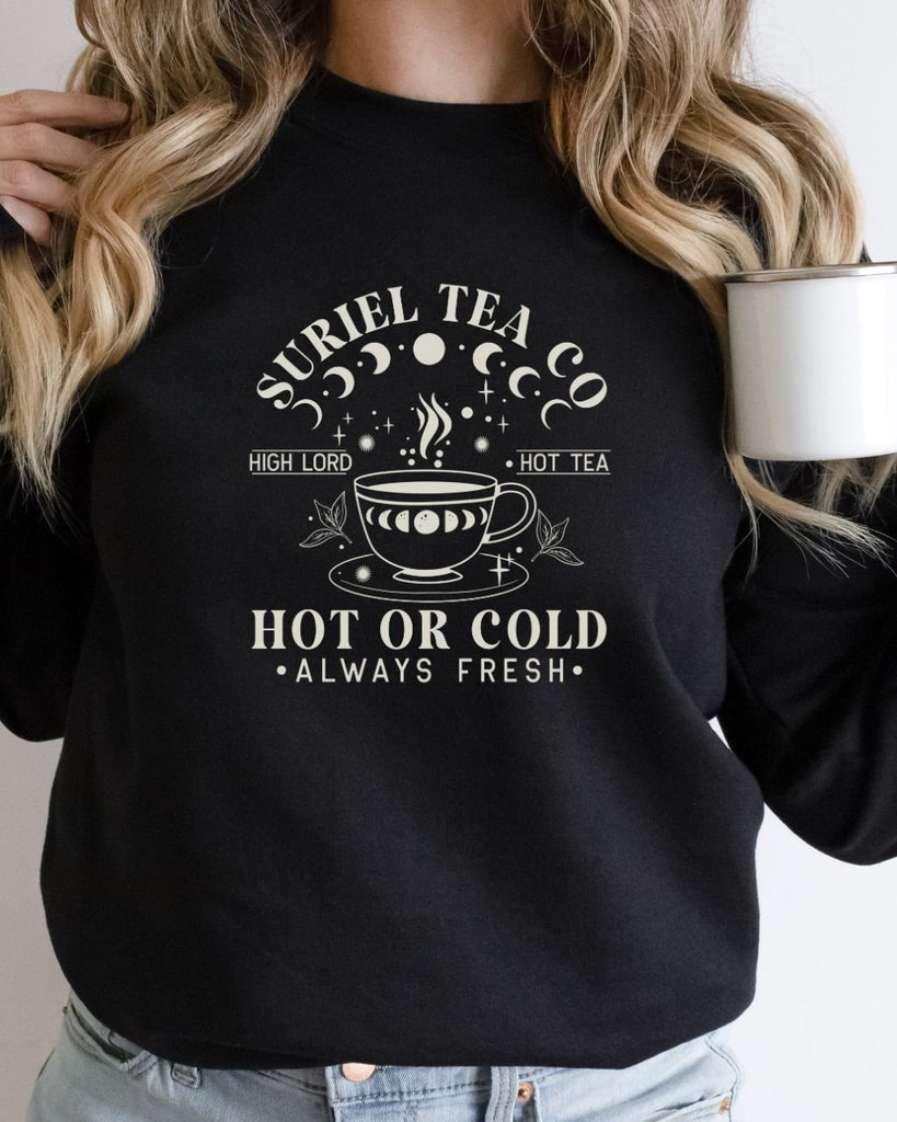 Suriel Tea Co Sweatshirt - ACOTAR Velaris Sarah J. Maas Inspired Sweater - Liam & Lore