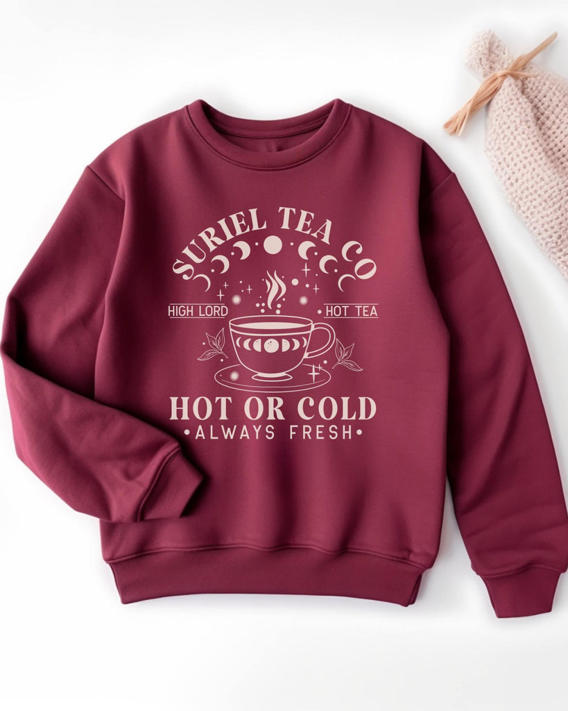 Suriel Tea Co Sweatshirt - ACOTAR Velaris Sarah J. Maas Inspired Sweater - Liam & Lore