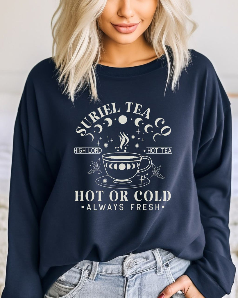 Suriel Tea Co Sweatshirt - ACOTAR Velaris Sarah J. Maas Inspired Sweater - Liam & Lore