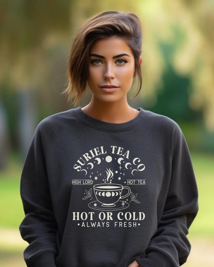 Suriel Tea Co Sweatshirt - ACOTAR Velaris Sarah J. Maas Inspired Sweater - Liam & Lore