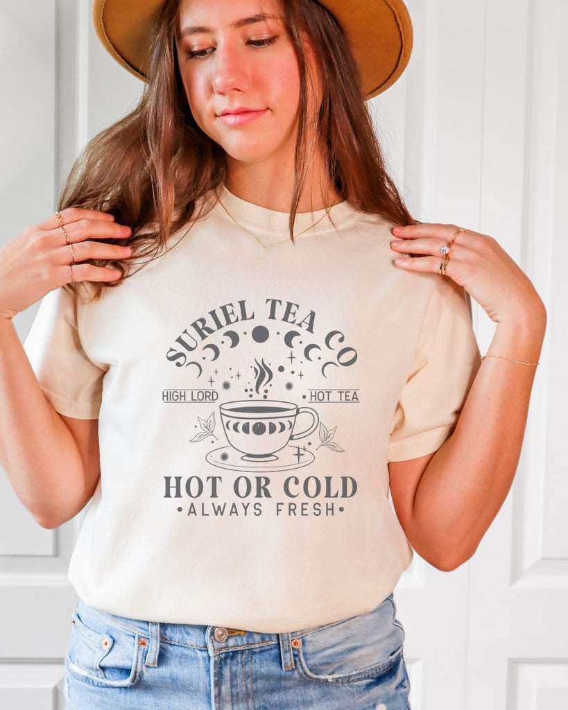 Suriel's Tea Co Comfort Colors T-Shirt - ACOTAR Sarah J. Maas Inspired Tee - Liam & Lore