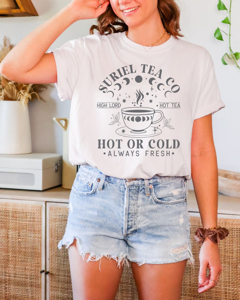 Suriel's Tea Co Comfort Colors T-Shirt - ACOTAR Sarah J. Maas Inspired Tee - Liam & Lore