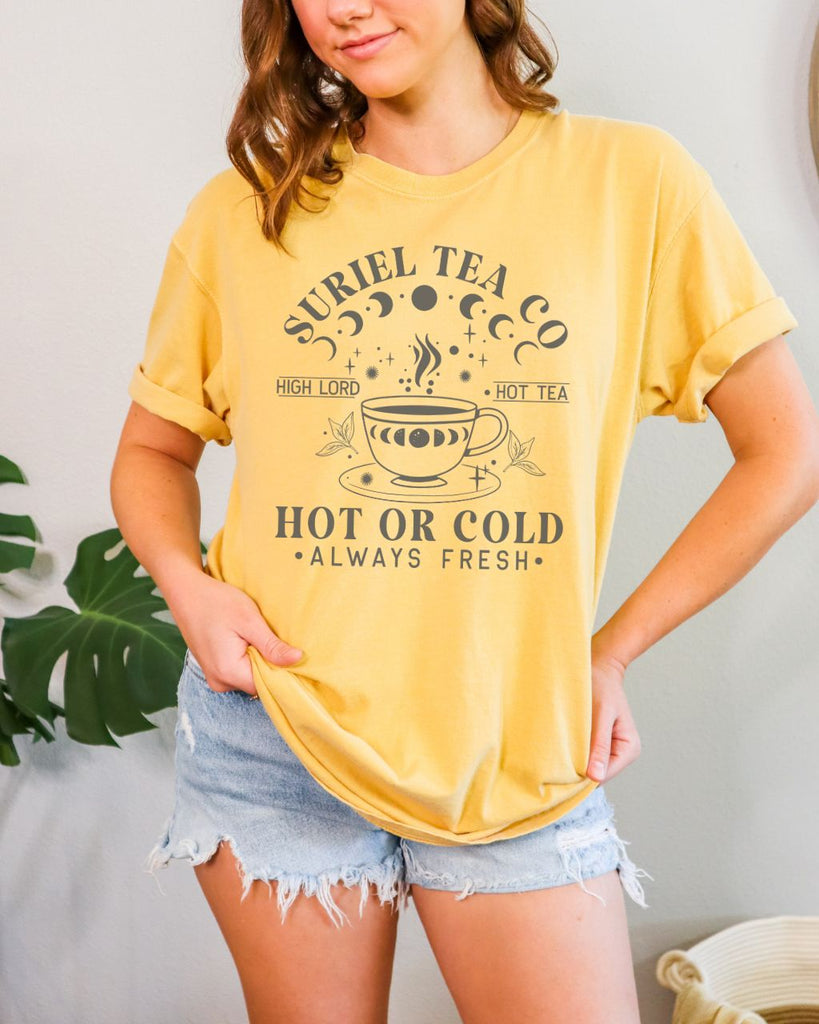 Suriel's Tea Co Comfort Colors T-Shirt - ACOTAR Sarah J. Maas Inspired Tee - Liam & Lore