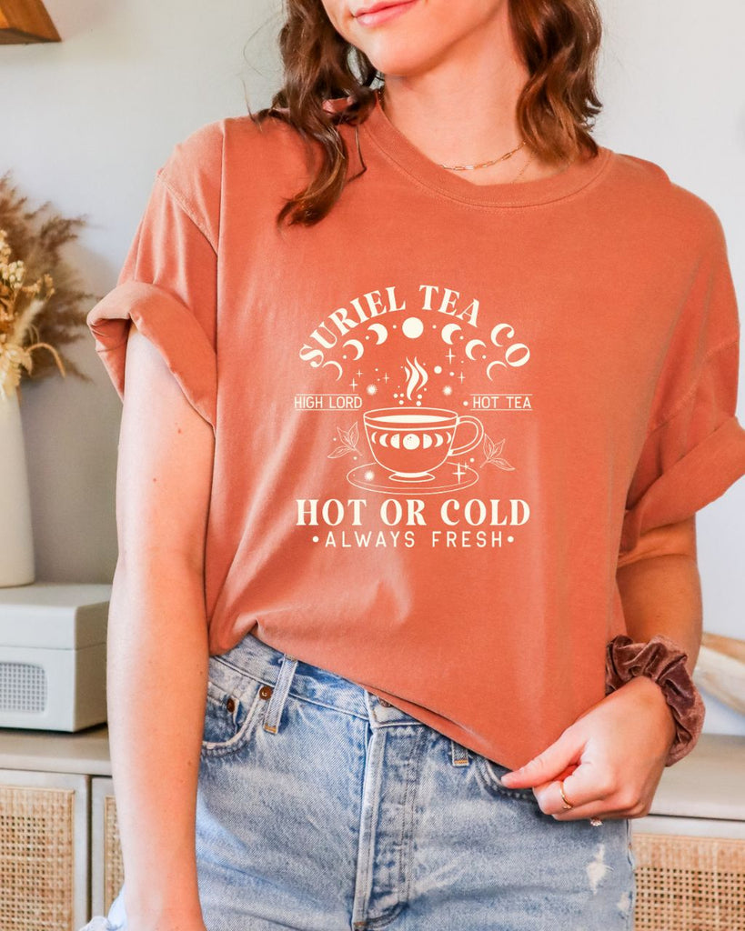 Suriel's Tea Co Comfort Colors T-Shirt - ACOTAR Sarah J. Maas Inspired Tee - Liam & Lore