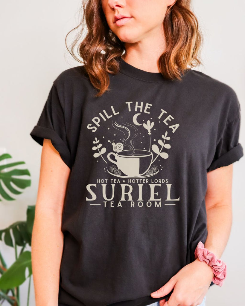 Suriel's Tea Room Comfort Colors T-Shirt - ACOTAR Sarah J. Maas Inspired Tee - Liam & Lore