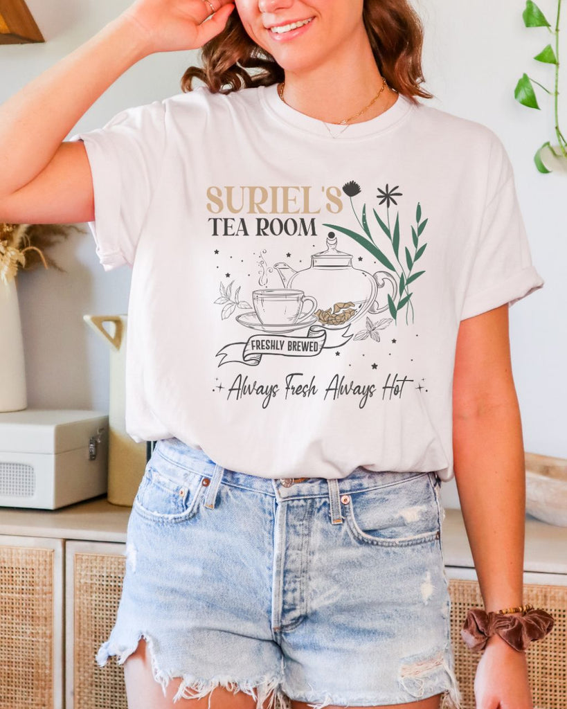 Suriel's Tea Room Comfort Colors T-Shirt - ACOTAR Sarah J. Maas Inspired Tee - Liam & Lore
