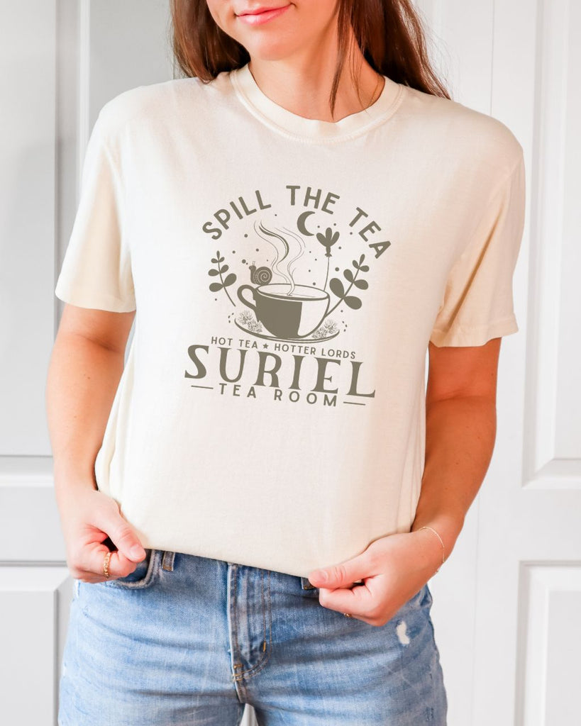 Suriel's Tea Room Comfort Colors T-Shirt - ACOTAR Sarah J. Maas Inspired Tee - Liam & Lore