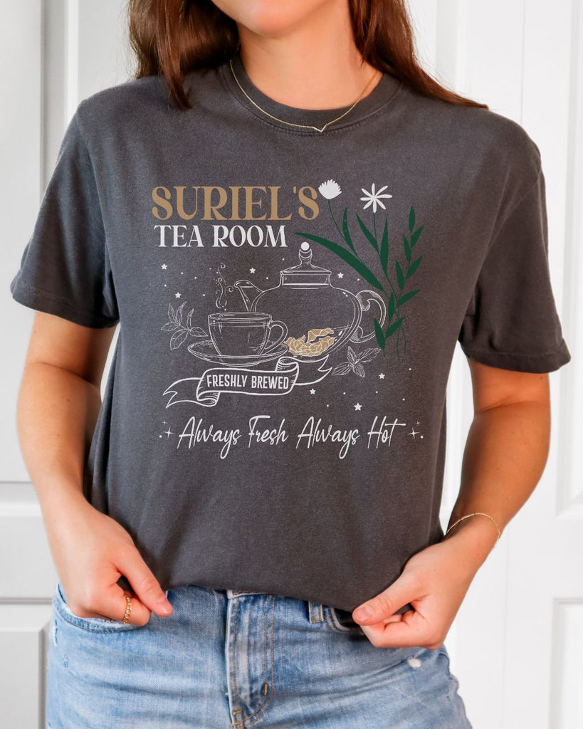 Suriel's Tea Room Comfort Colors T-Shirt - ACOTAR Sarah J. Maas Inspired Tee - Liam & Lore