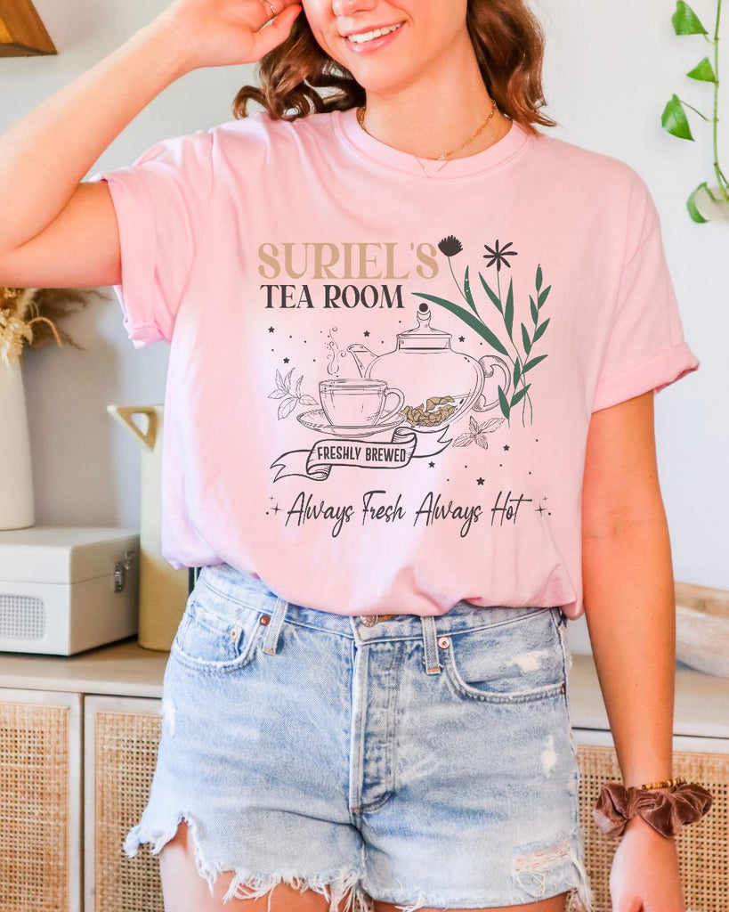 Suriel's Tea Room Comfort Colors T-Shirt - ACOTAR Sarah J. Maas Inspired Tee - Liam & Lore