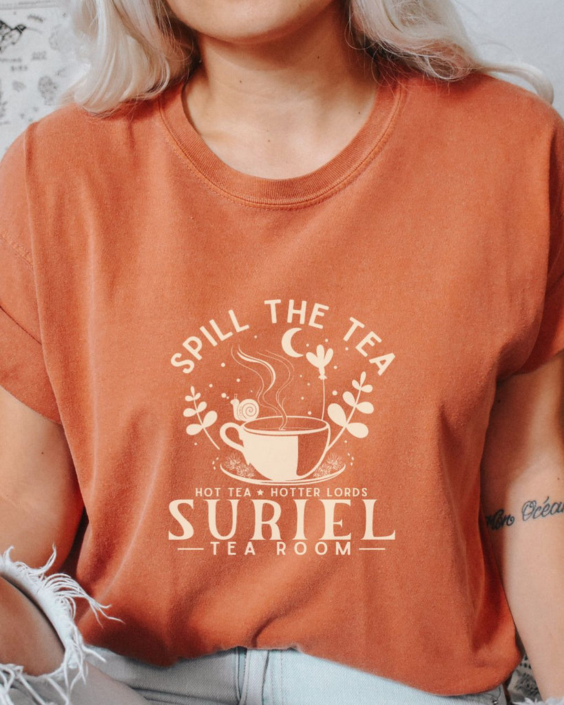 Suriel's Tea Room Comfort Colors T-Shirt - ACOTAR Sarah J. Maas Inspired Tee - Liam & Lore