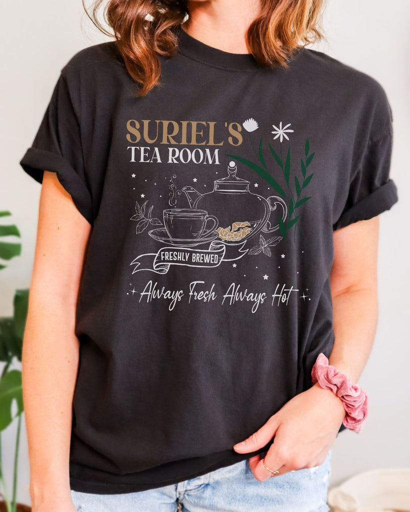 Suriel's Tea Room Comfort Colors T-Shirt - ACOTAR Sarah J. Maas Inspired Tee - Liam & Lore