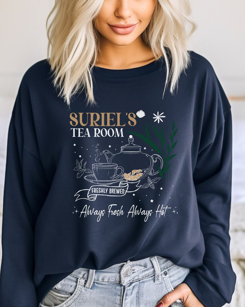 Suriel's Tea Room Sweatshirt - ACOTAR Velaris Sarah J. Maas Inspired Sweater - Liam & Lore
