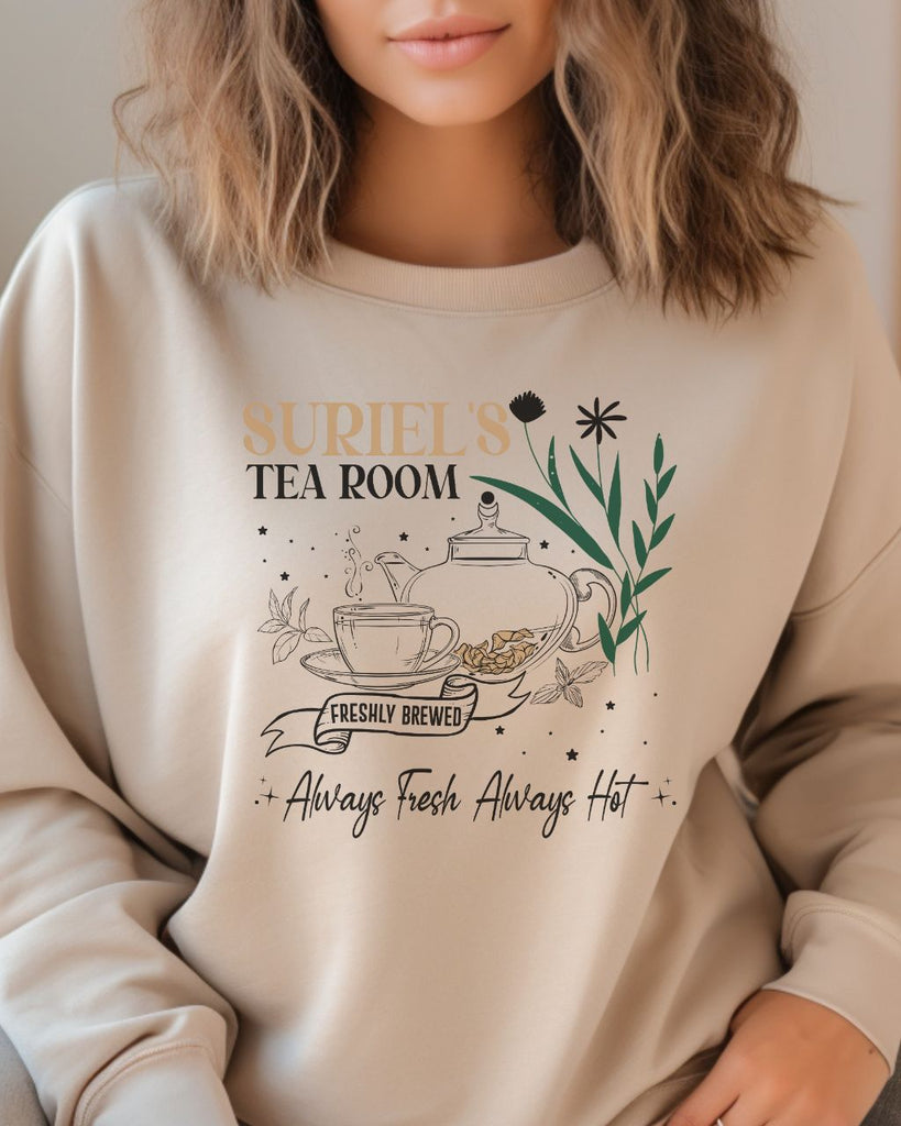 Suriel's Tea Room Sweatshirt - ACOTAR Velaris Sarah J. Maas Inspired Sweater - Liam & Lore