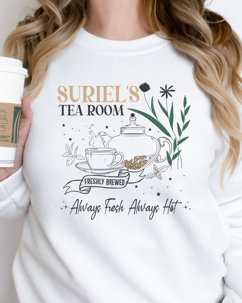 Suriel's Tea Room Sweatshirt - ACOTAR Velaris Sarah J. Maas Inspired Sweater - Liam & Lore
