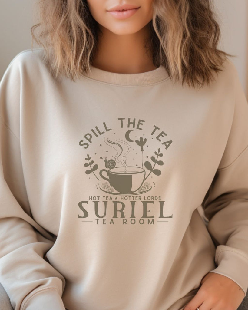 Suriel's Tearoom Co Sweatshirt - ACOTAR Series Sarah J. Maas Inspired Sweater - Liam & Lore