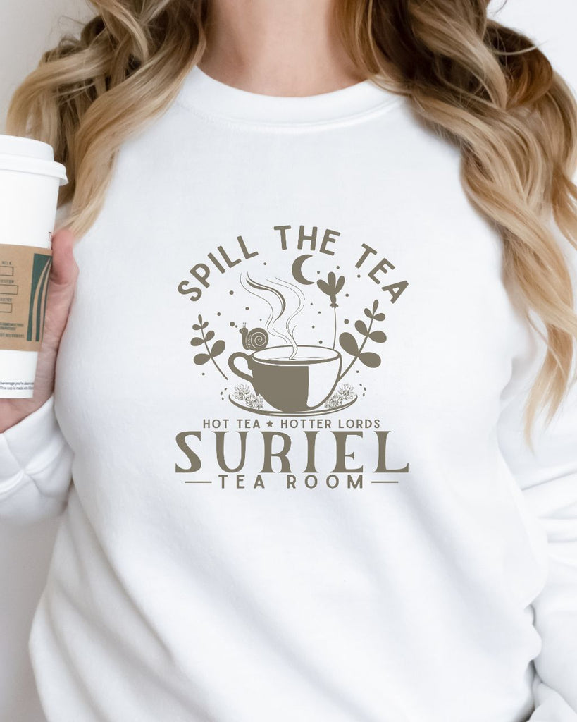 Suriel's Tearoom Co Sweatshirt - ACOTAR Series Sarah J. Maas Inspired Sweater - Liam & Lore