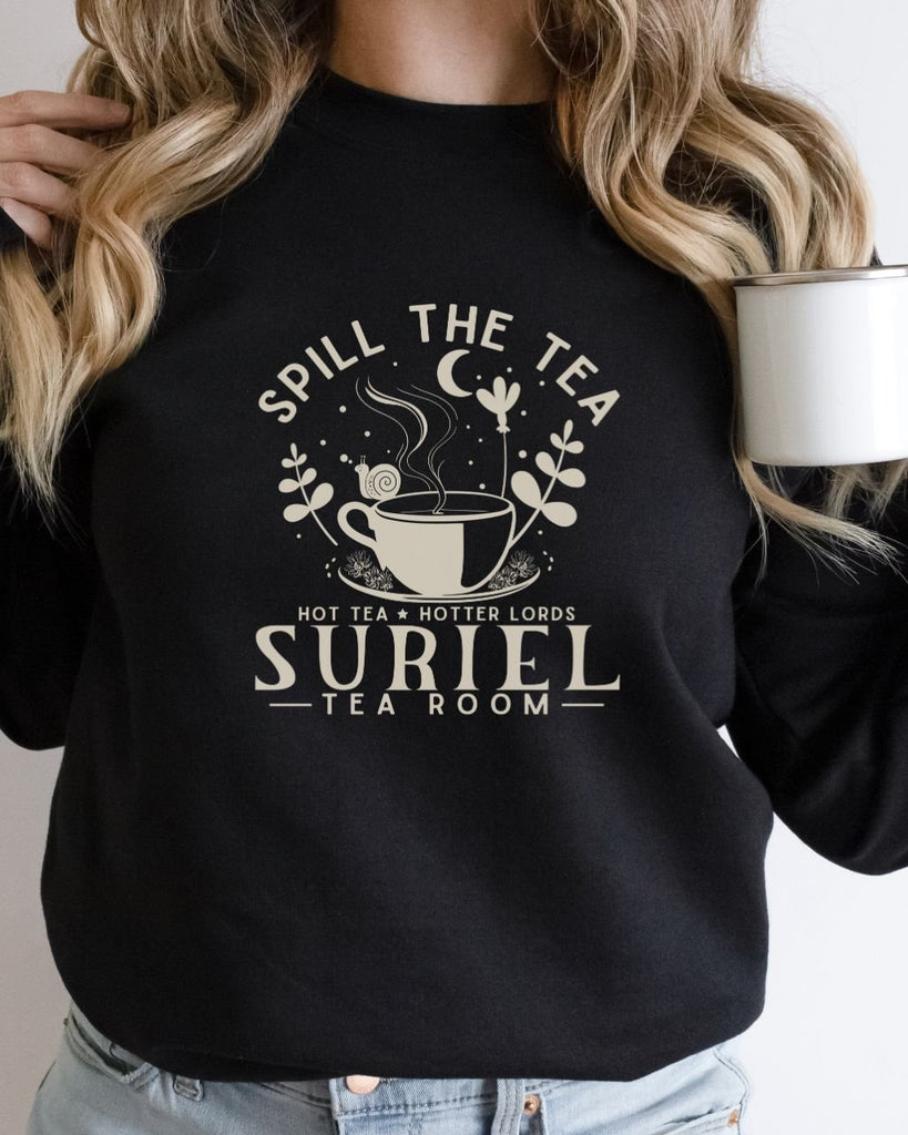 Suriel's Tearoom Co Sweatshirt - ACOTAR Series Sarah J. Maas Inspired Sweater - Liam & Lore