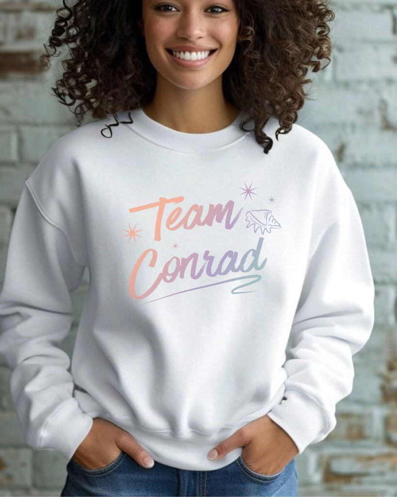 Team Conrad Sweatshirt | The Summer I Turned Pretty Merch (TSITP Gradient Design) - Liam & Lore