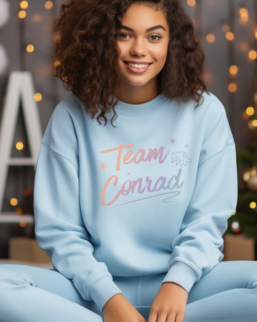Team Conrad Sweatshirt | The Summer I Turned Pretty Merch (TSITP Gradient Design) - Liam & Lore