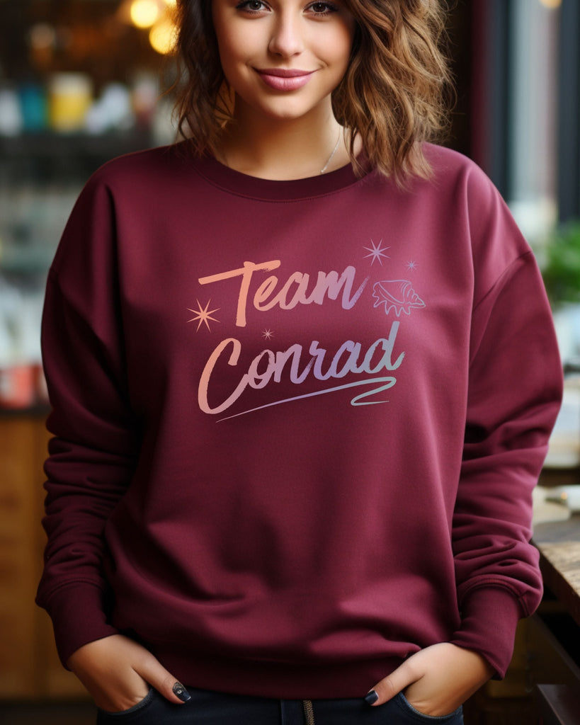 Team Conrad Sweatshirt | The Summer I Turned Pretty Merch (TSITP Gradient Design) - Liam & Lore