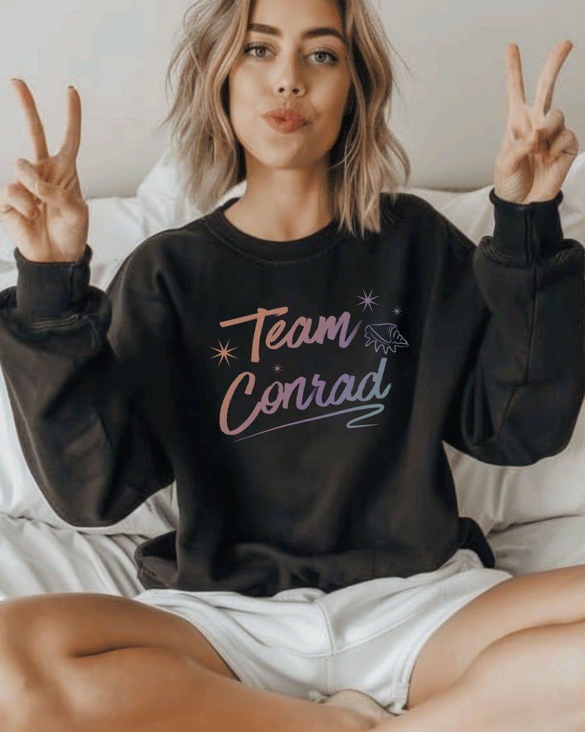 Team Conrad Sweatshirt | The Summer I Turned Pretty Merch (TSITP Gradient Design) - Liam & Lore