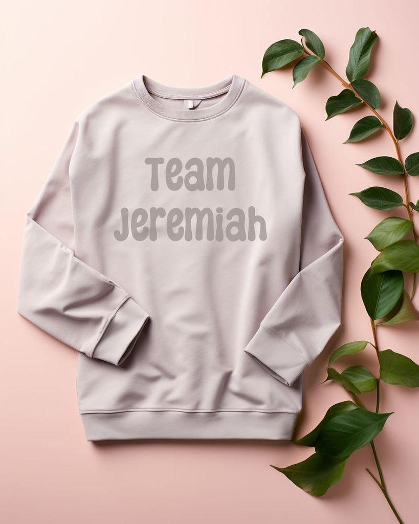 Team Jeremiah TSITP Sweatshirt - Jenny Han Bookish Inspired Sweater - Liam & Lore