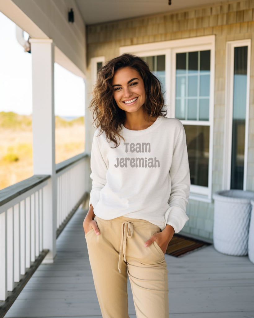 Team Jeremiah TSITP Sweatshirt - Jenny Han Bookish Inspired Sweater - Liam & Lore
