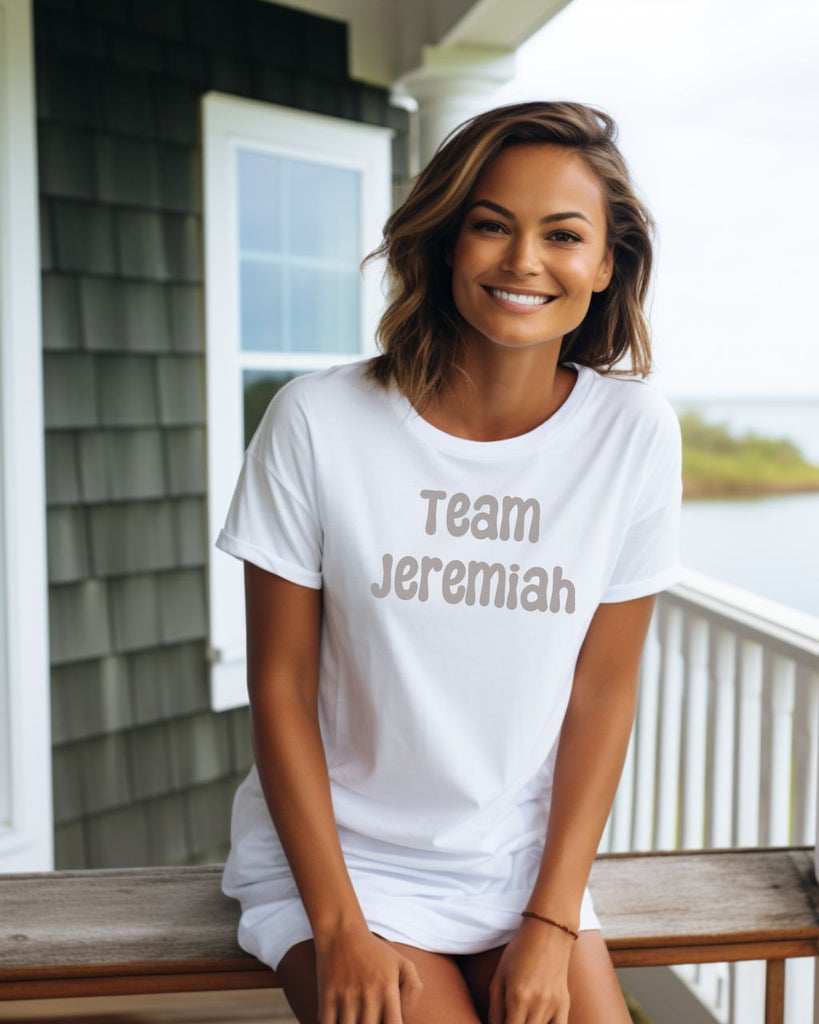 Team Jeremiah TSITP T-Shirt - Jenny Han Bookish Inspired Shirt - Liam & Lore