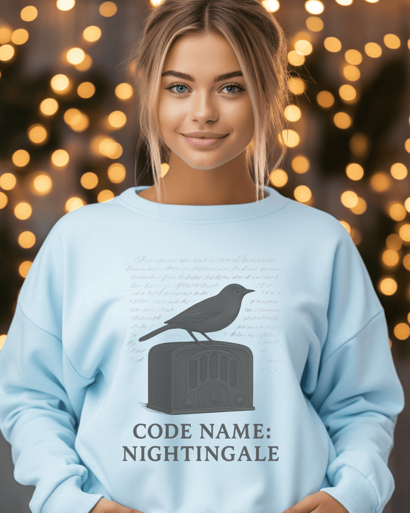 The Nightingale by Kristin Hannah Sweatshirt: Code Name: Nightingale - Liam & Lore