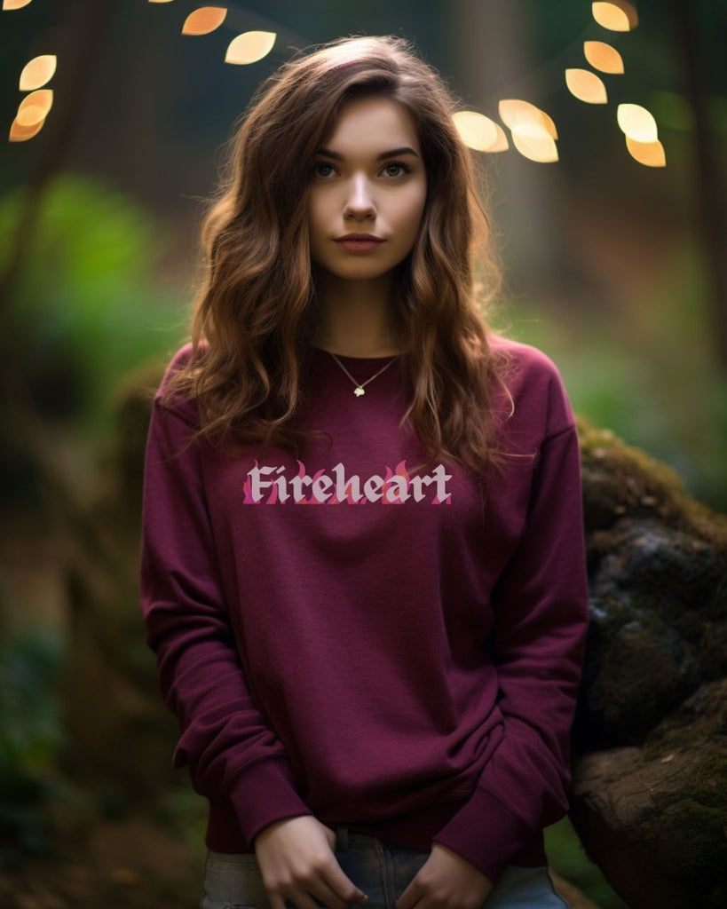 Throne of Glass Sweatshirt - Sarah J. Maas Inspired Fireheart Merch - Liam & Lore