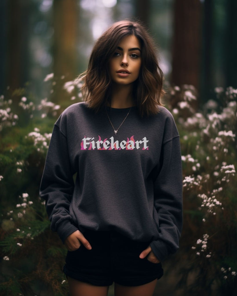 Throne of Glass Sweatshirt - Sarah J. Maas Inspired Fireheart Merch - Liam & Lore