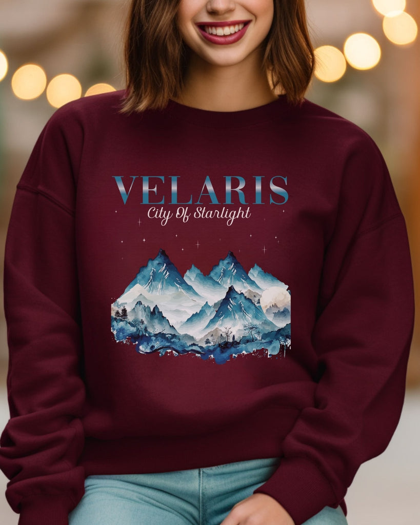 Velaris Sweatshirt - Sarah J Maas Inspired ACOTAR Sweatshirt - Liam & Lore