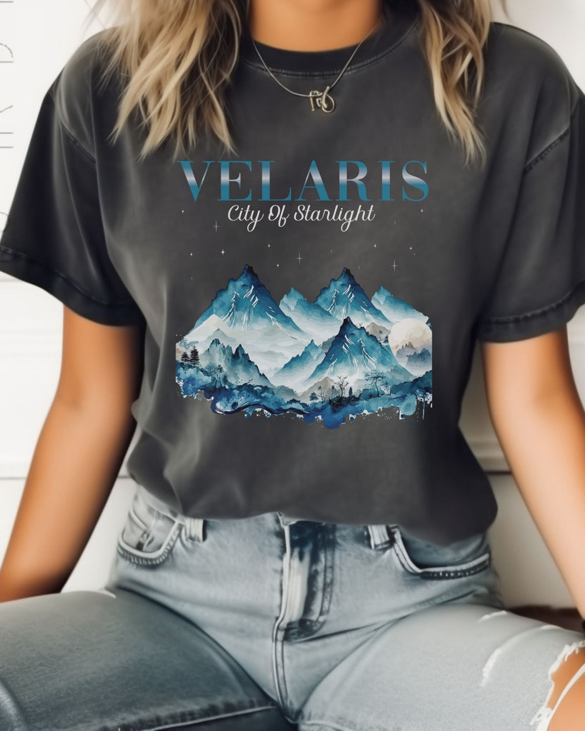 Velaris T-Shirt - Comfort Colors Sarah J Maas Inspired ACOTAR Shirt - Liam & Lore