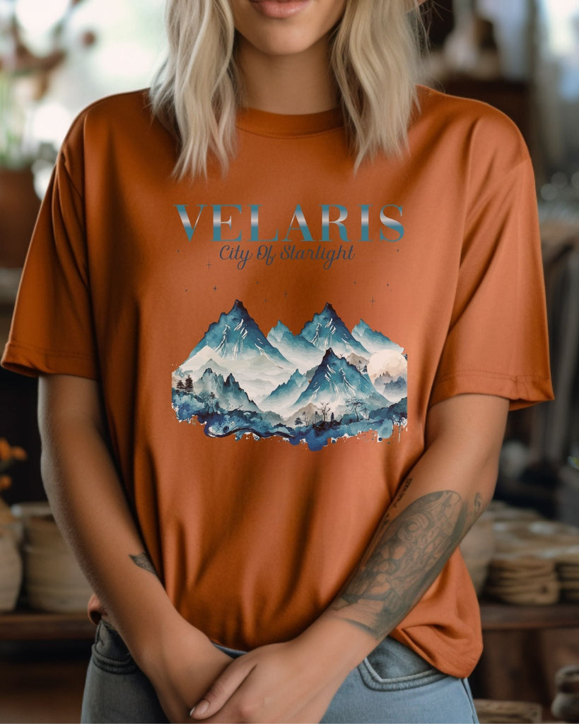 Velaris T-Shirt - Comfort Colors Sarah J Maas Inspired ACOTAR Shirt - Liam & Lore
