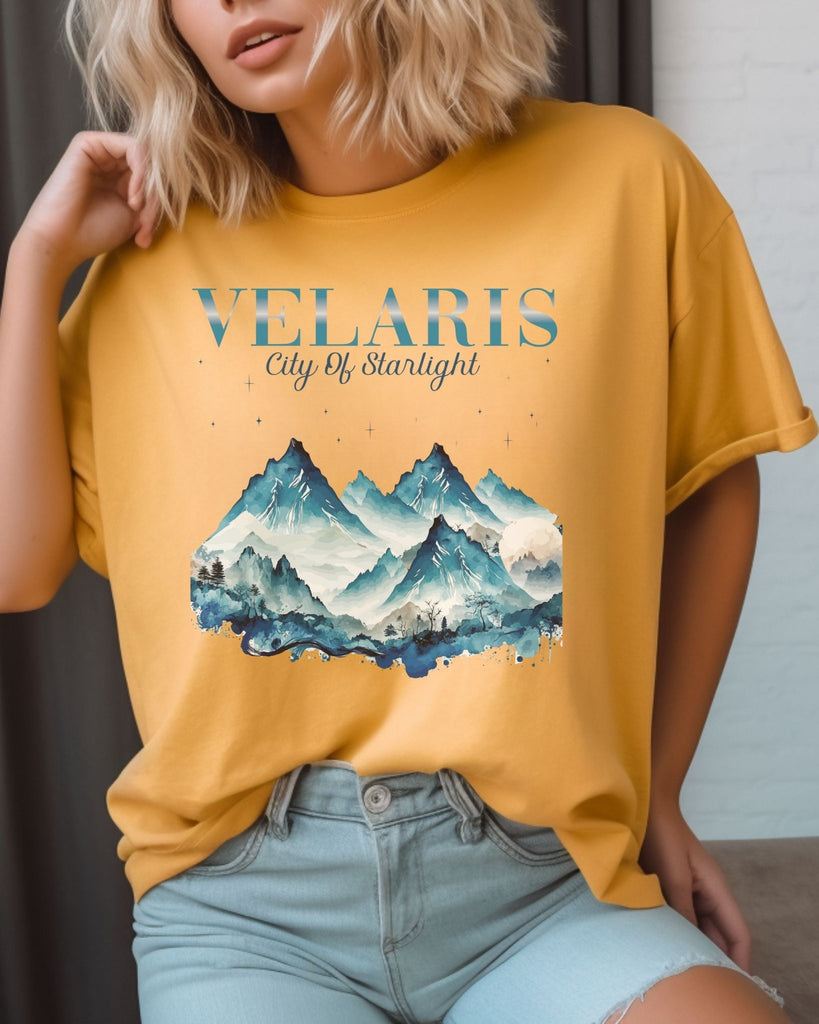 Velaris T-Shirt - Comfort Colors Sarah J Maas Inspired ACOTAR Shirt - Liam & Lore