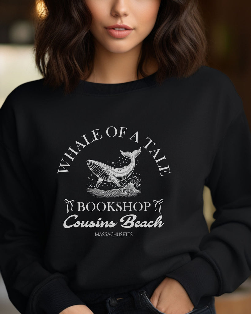 Whale of a Tale Bookshop Sweatshirt | The Summer I Turned Pretty Merch | TSITP Bookish Merch - Liam & Lore